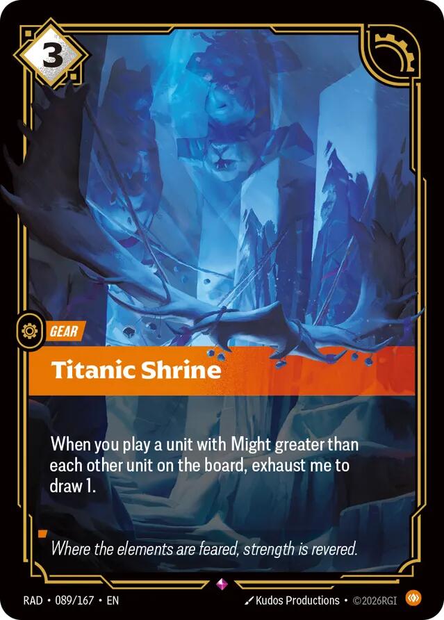 Titanic Shrine 089/167 (Radiance) - Foil