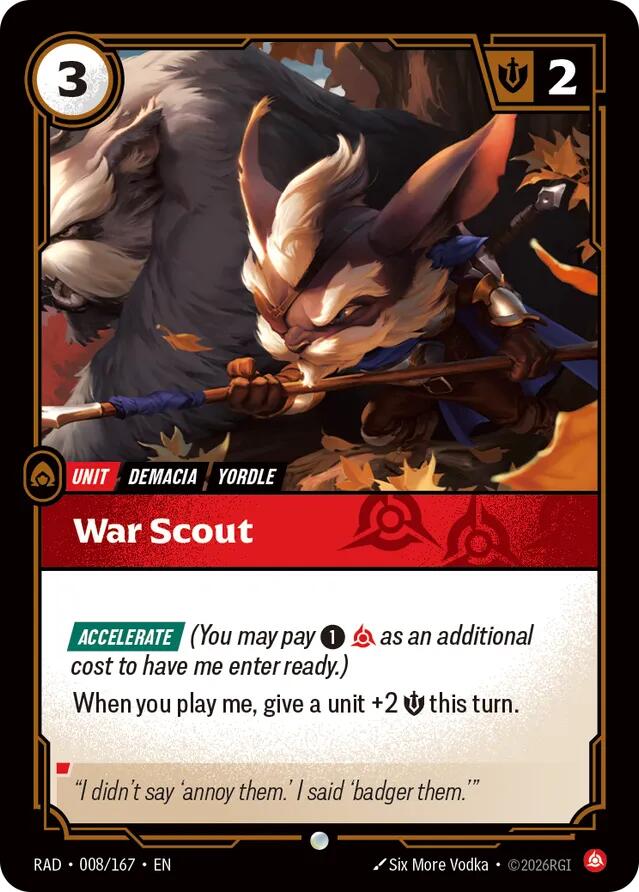 War Scout 008/167 (Radiance) - Foil