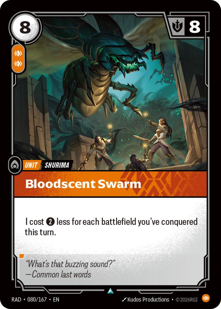 Bloodscent Swarm 080/167 (Radiance)