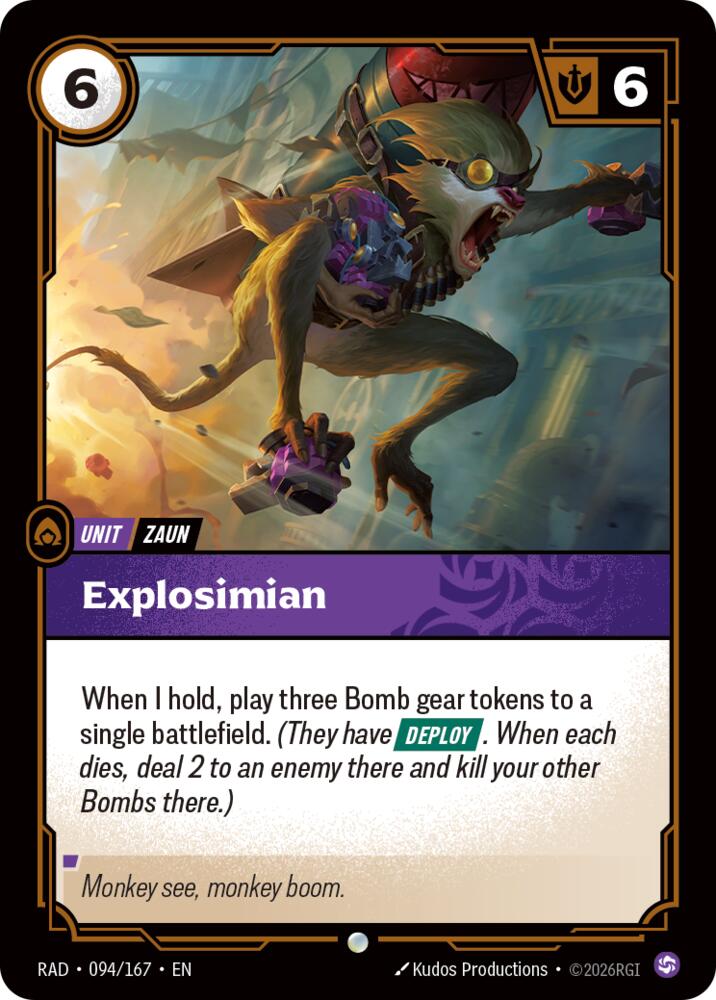 Explosimian 094/167 (Radiance) - Foil