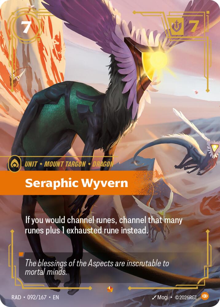 Seraphic Wyvern 092/167 (Radiance) - Foil