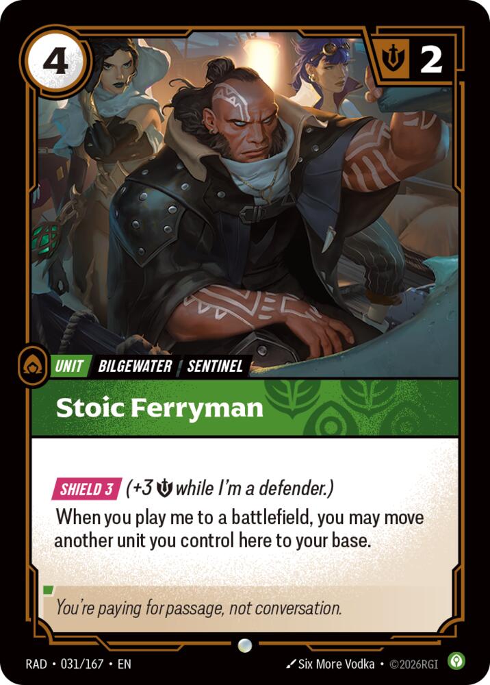 Stoic Ferryman 031/167 (Radiance) - Foil