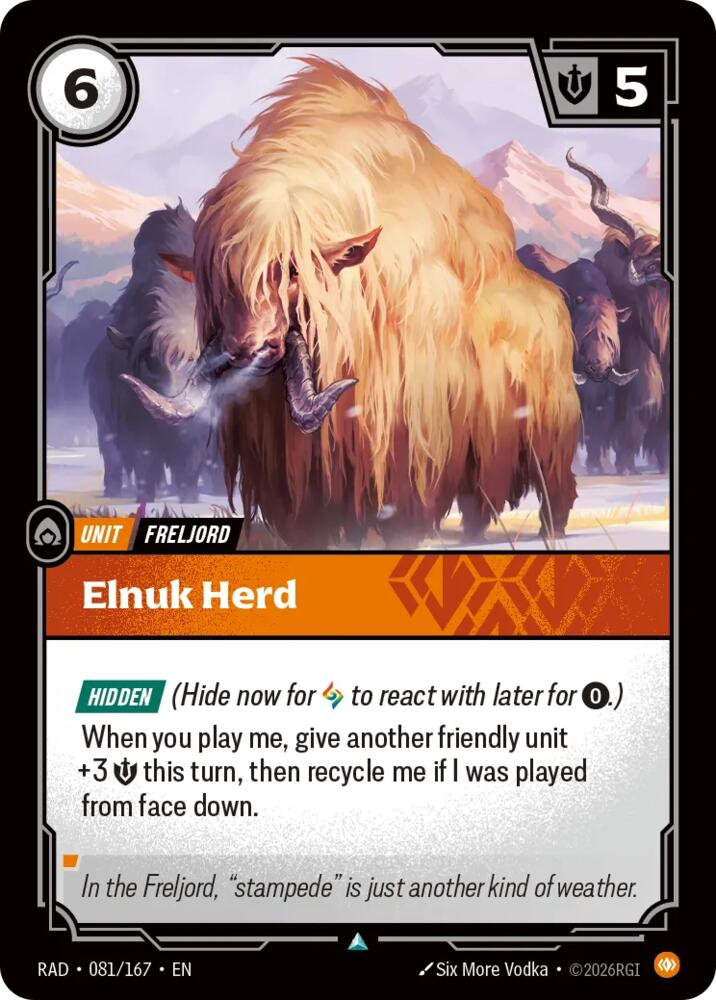 Elnuk Herd 081/167 (Radiance) - Foil