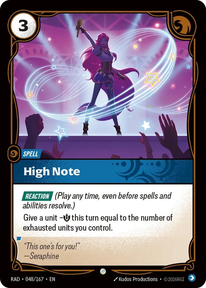 High Note 048/167 (Radiance) - Foil