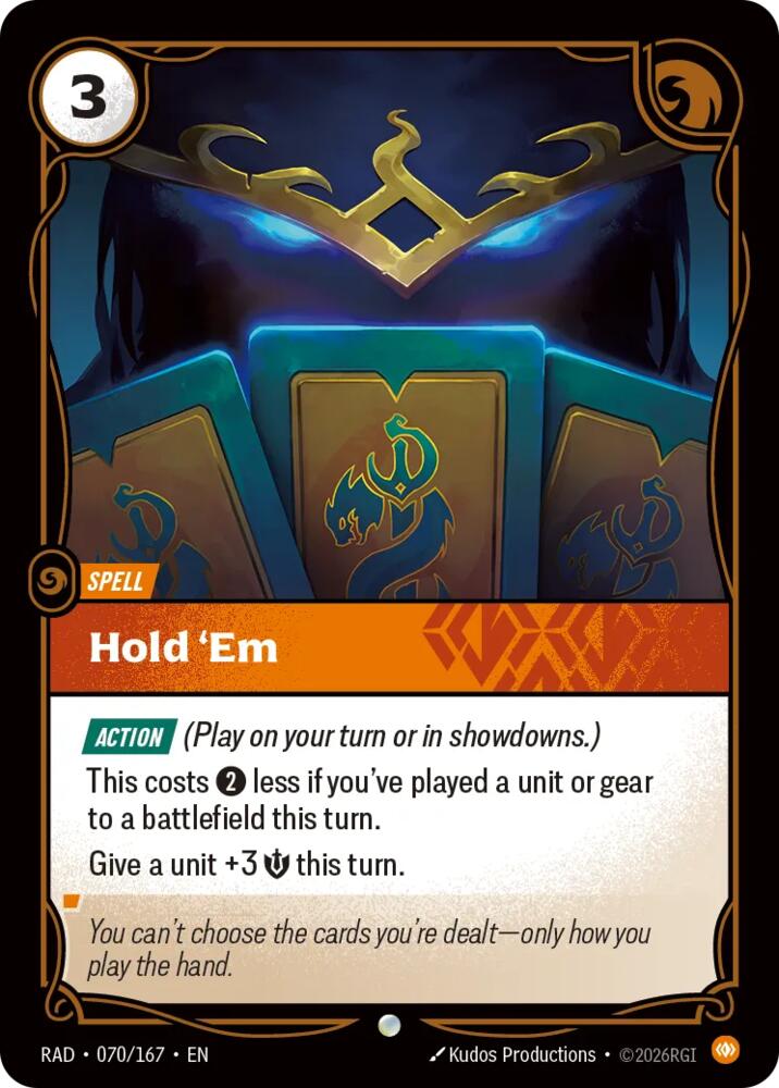 Hold 'Em 070/167 (Radiance) - Foil