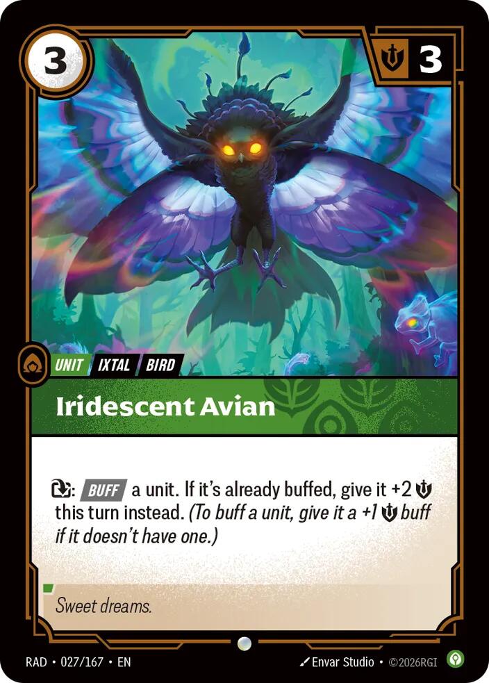 Iridescent Avian 027/167 (Radiance) - Foil