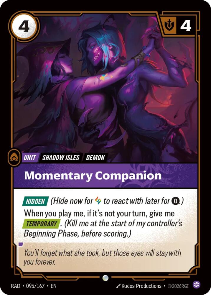 Momentary Companion 095/167 (Radiance) - Foil