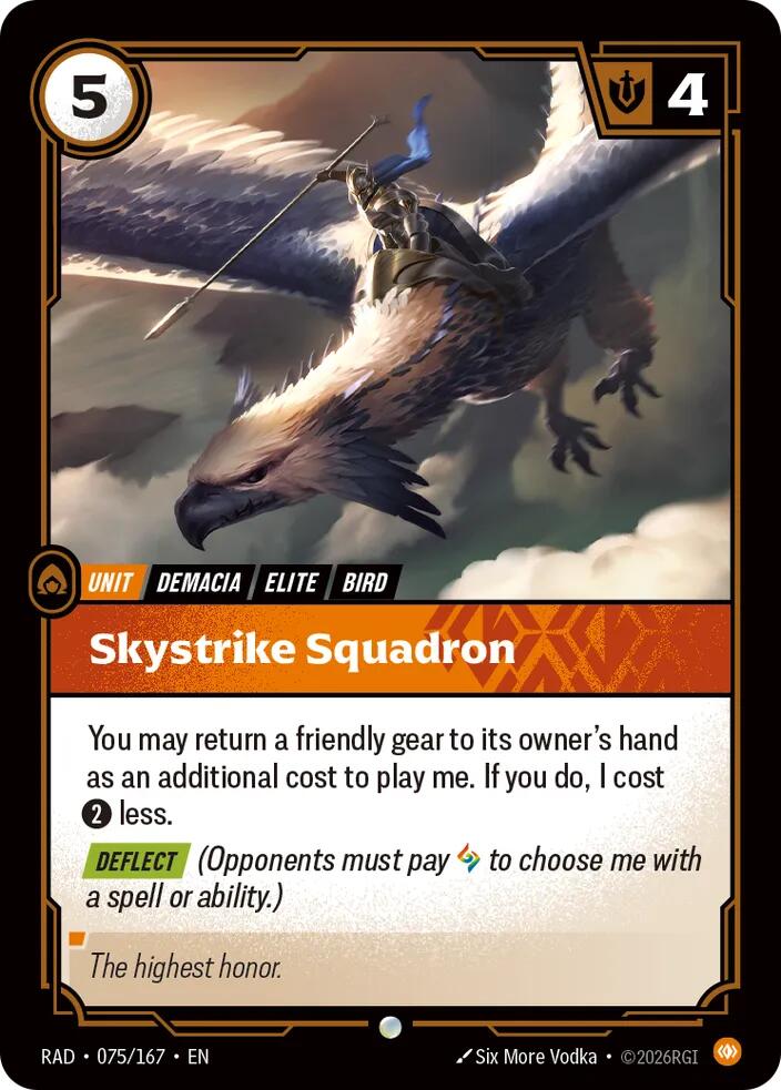 Skystrike Squadron 075/167 (Radiance) - Foil