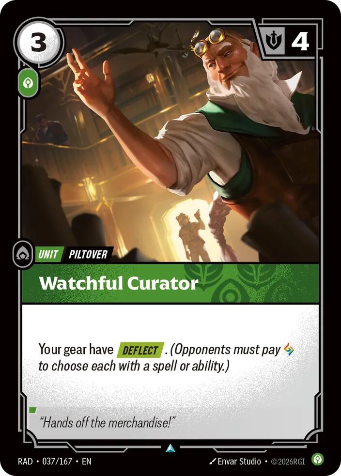 Watchful Curator 037/167 (Radiance) - Foil