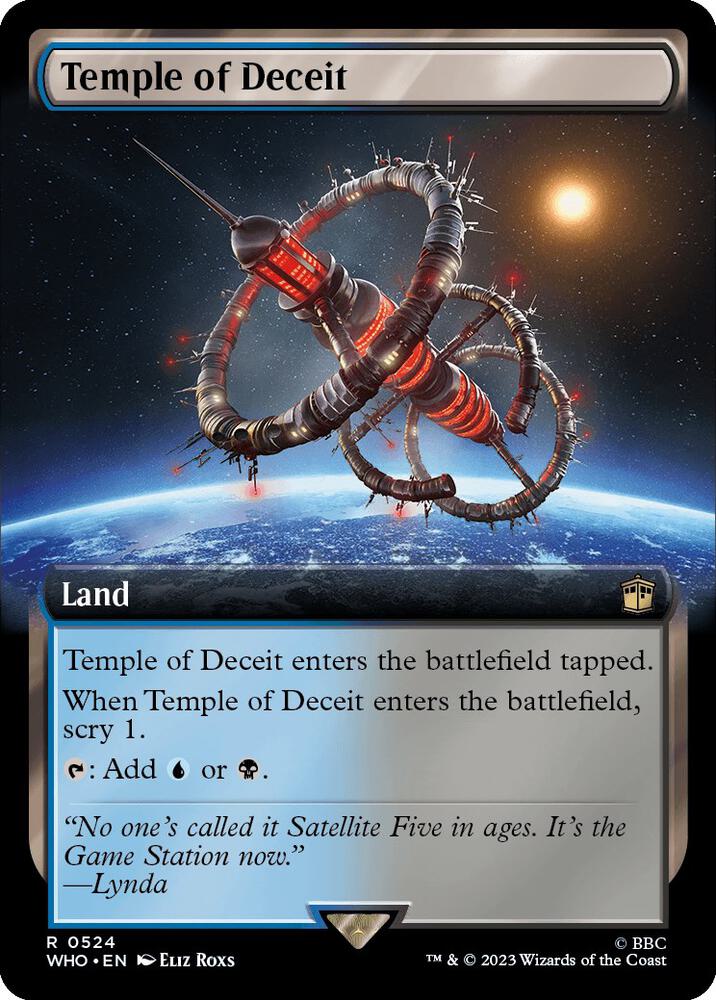 Temple of Deceit 524/331 (Universes Beyond: Doctor Who) - Extended Art