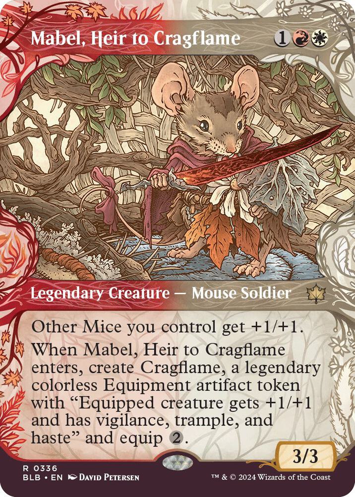 Mabel, Heir to Cragflame 336 (Bloomburrow) - Showcase