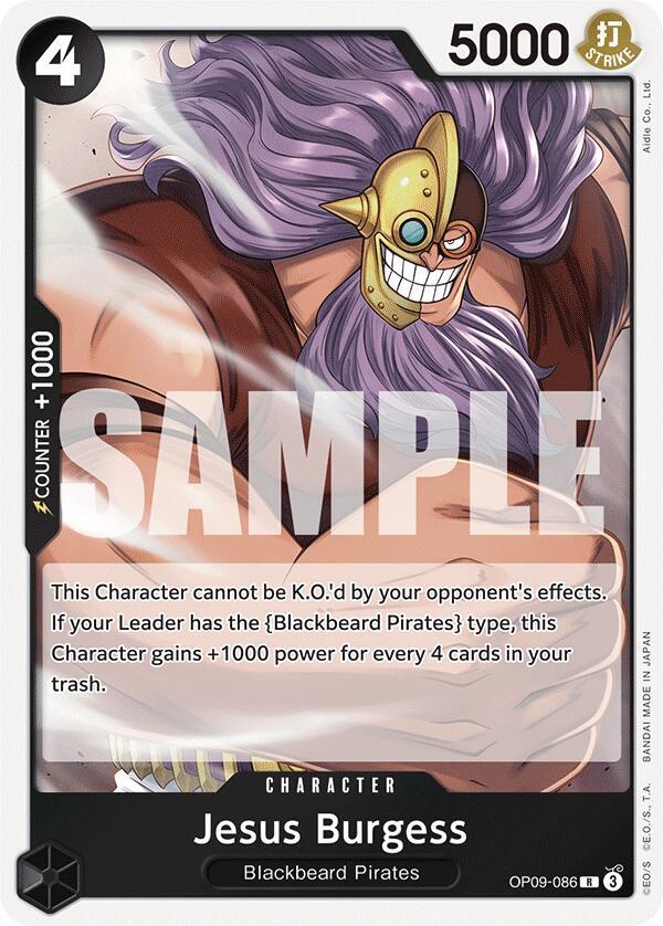 Jesus Burgess OP09-086 (Emperors in the New World) - Foil