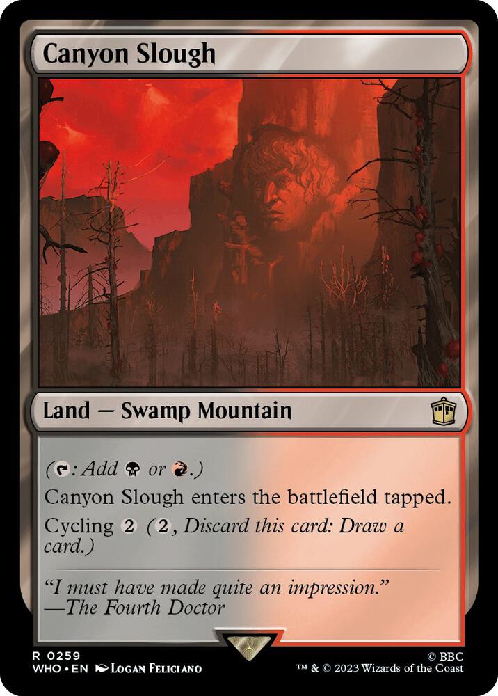 Canyon Slough 259/331 (Universes Beyond: Doctor Who) - Foil