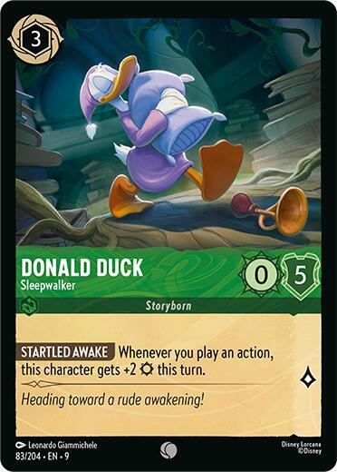 Donald Duck Sleepwalker (Fabled) - Cold Foil
