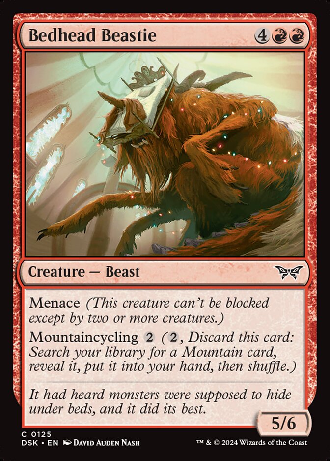 Bedhead Beastie 125/286 (Duskmourn: House of Horror) - Foil