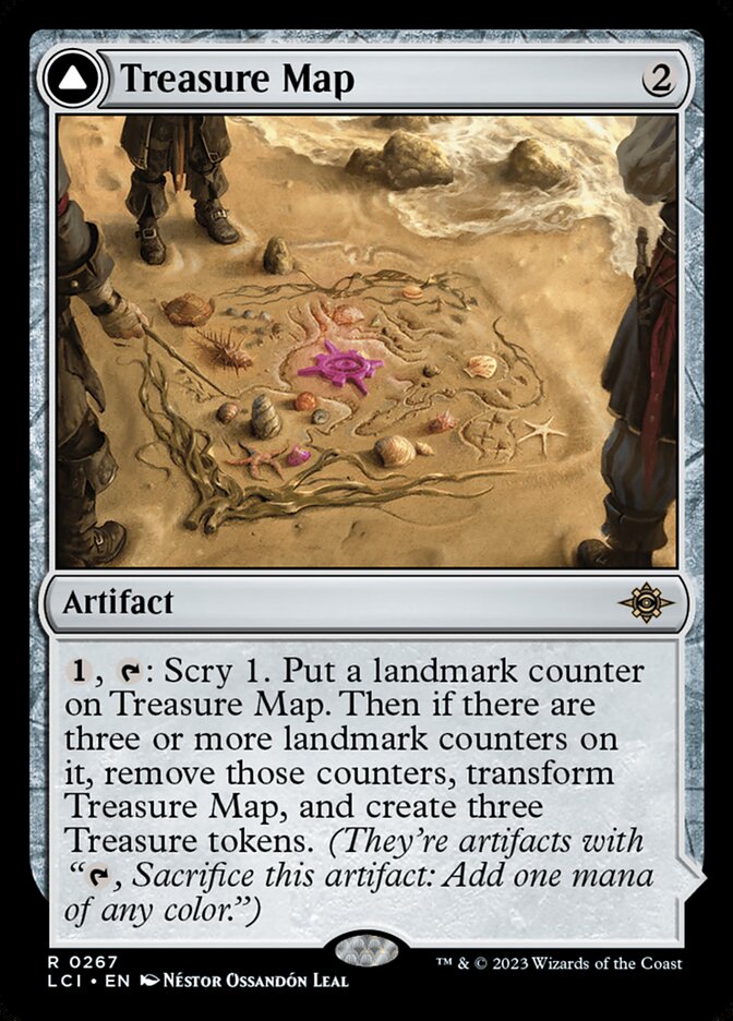 Treasure Map // Treasure Cove 267/291 (The Lost Caverns of Ixalan)