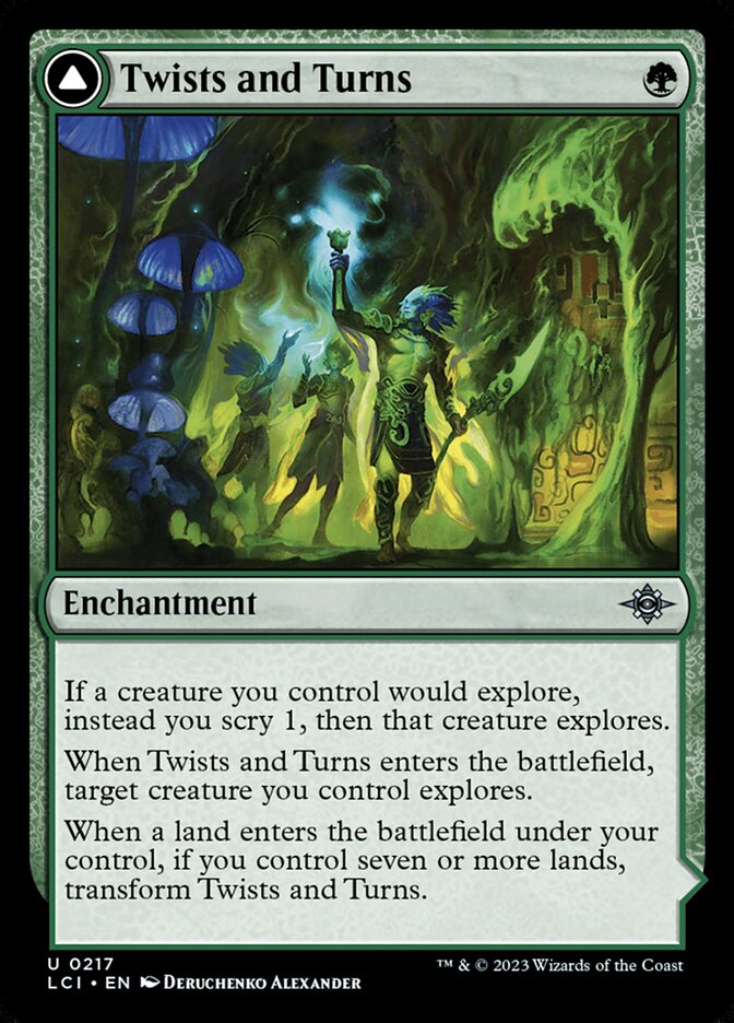 Twists and Turns // Mycoid Maze 217/291 (The Lost Caverns of Ixalan)