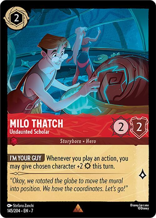 Milo Thatch Undaunted Scholar (Archazia's Island) - Cold Foil