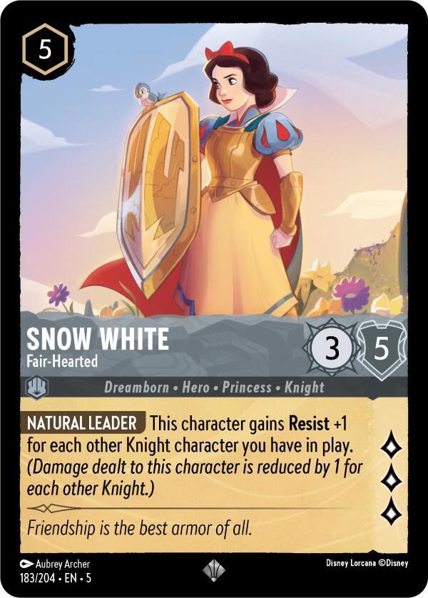 Snow White Fair Hearted (Shimmering Skies)