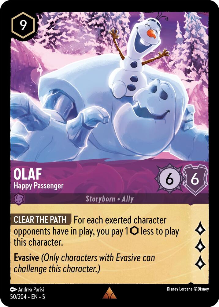 Olaf Happy Passenger (Shimmering Skies)