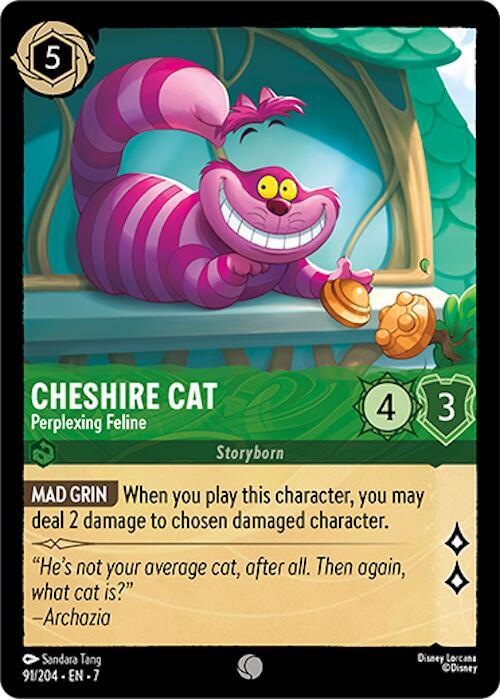Cheshire Cat Perplexing Feline (Archazia's Island) - Cold Foil