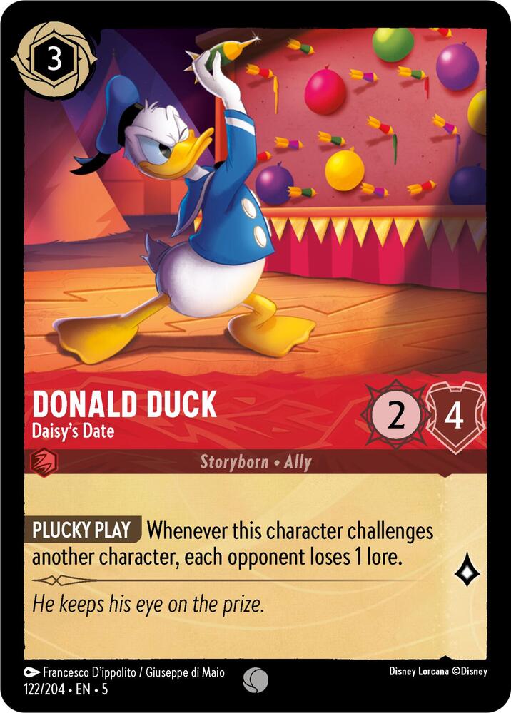 Donald Duck Daisys Date (Shimmering Skies) - Cold Foil