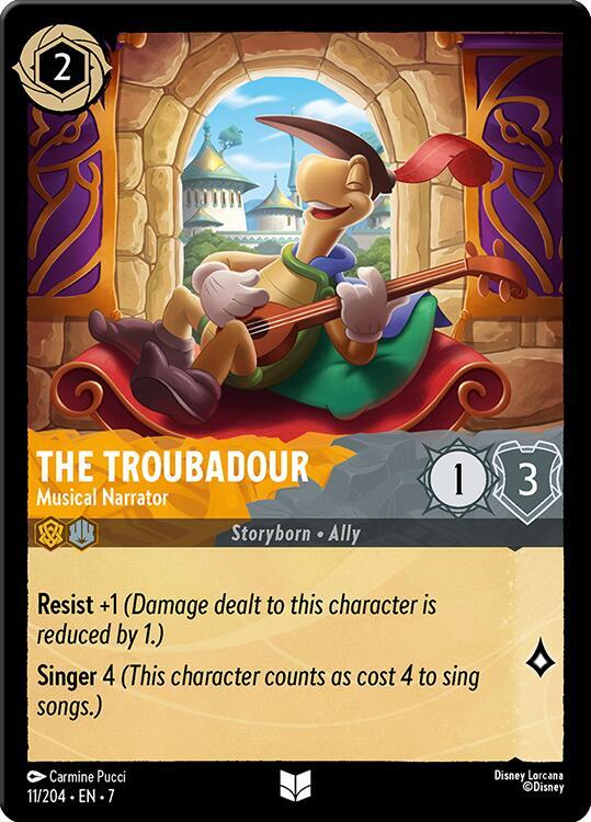 The Troubadour Musical Narrator (Archazia's Island) - Cold Foil