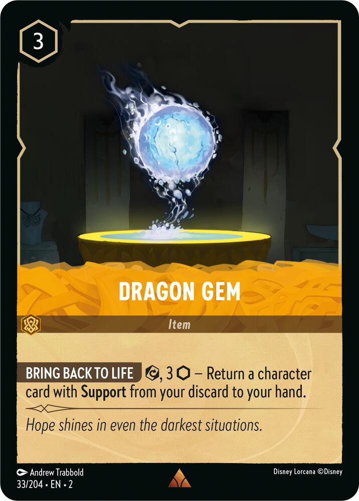 Dragon Gem (Rise of the Floodborn) - Cold Foil