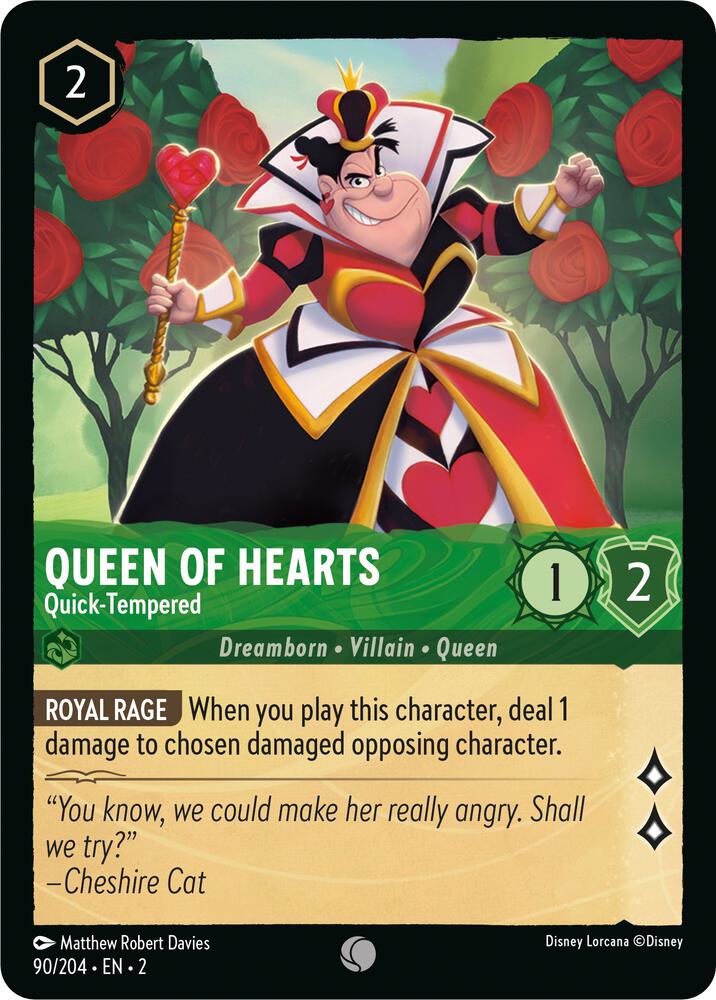 Queen of Hearts Quick Tempered (Rise of the Floodborn)