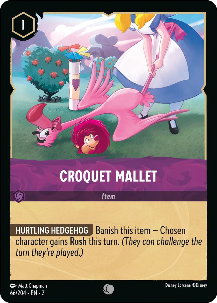 Croquet Mallet (Rise of the Floodborn) - Cold Foil