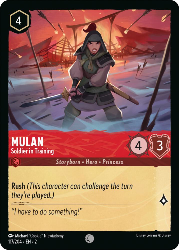 Mulan Soldier in Training (Rise of the Floodborn)