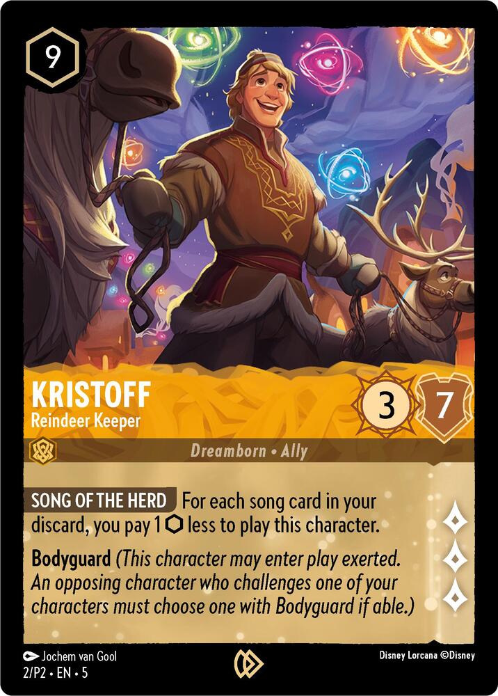 Kristoff Reindeer Keeper (Disney Lorcana Promo Cards) - Cold Foil
