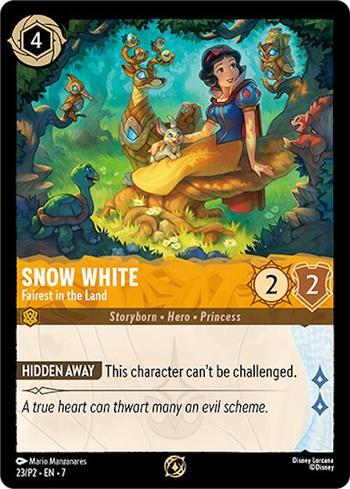 Snow White Fairest in the Land (Disney Lorcana Promo Cards) - Cold Foil