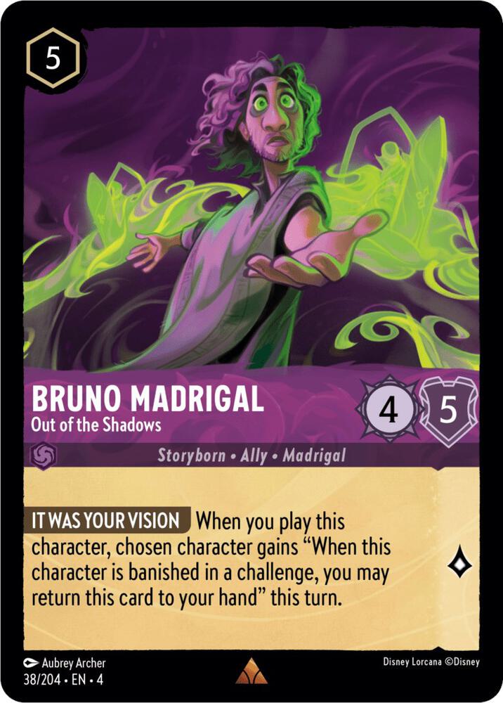 Bruno Madrigal Out of the Shadows (Ursula's Return) - Cold Foil