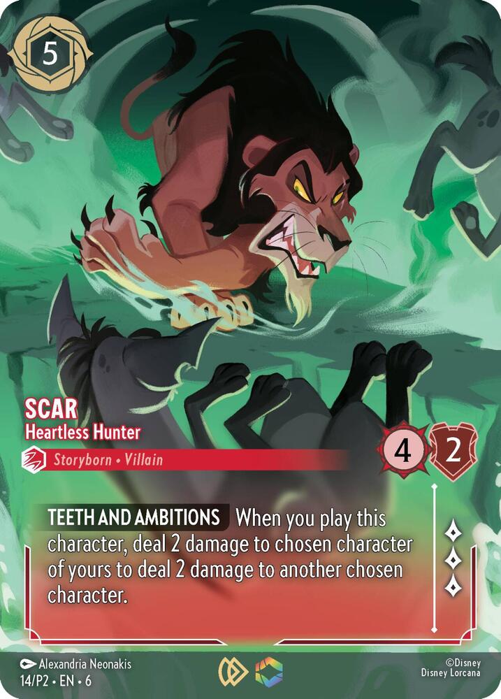 Scar Heartless Hunter Store Championship (Disney Lorcana Promo Cards) - Holofoil