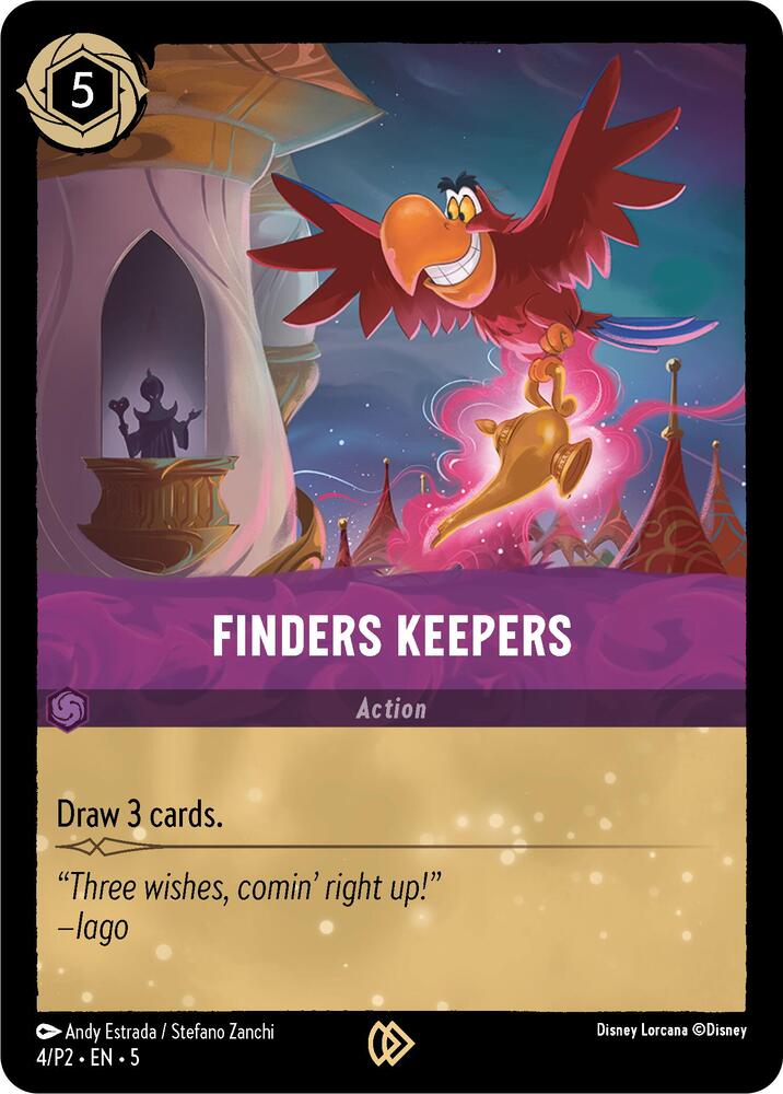 Finders Keepers (Disney Lorcana Promo Cards) - Cold Foil