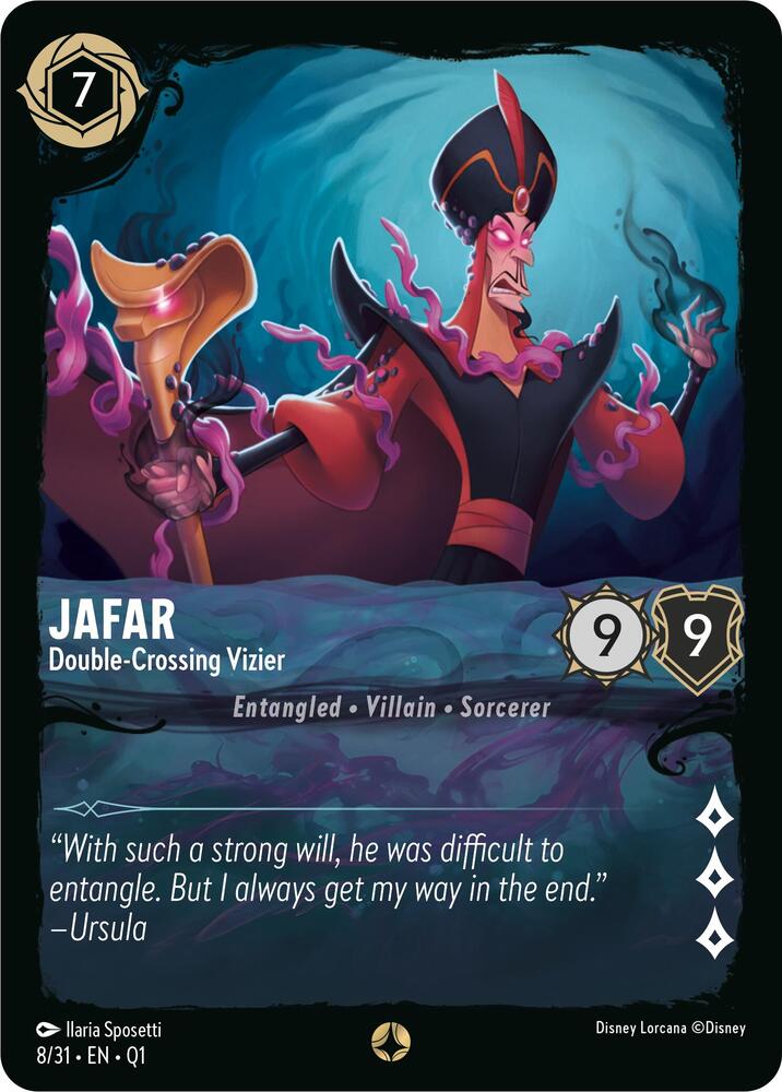 Jafar Double Crossing Vizier (Illumineer's Quest: Deep Trouble)