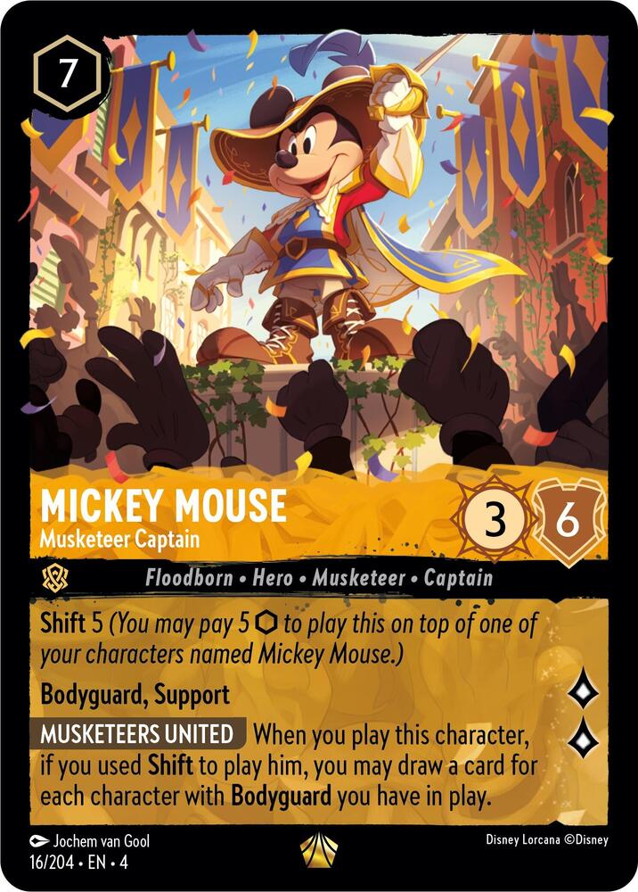 Mickey Mouse Musketeer Captain (Ursula's Return)
