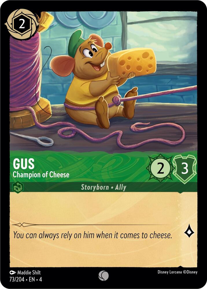 Gus Champion of Cheese (Ursula's Return)