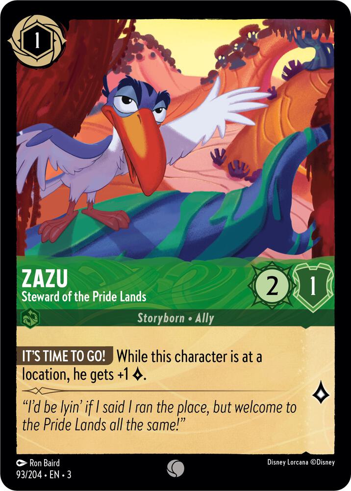 Zazu Steward of the Pride Lands (Into the Inklands)