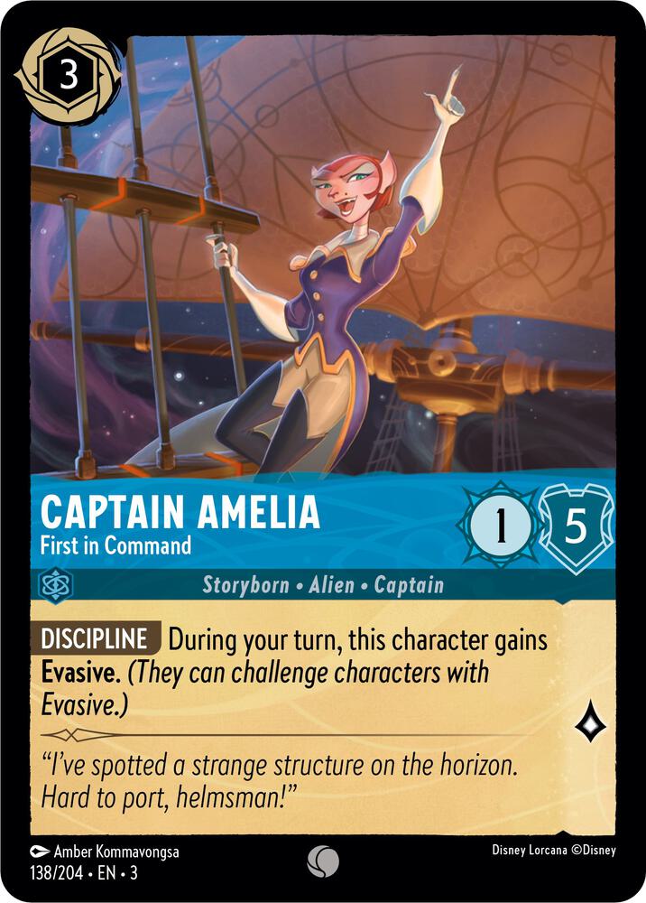 Captain Amelia First in Command (Into the Inklands)