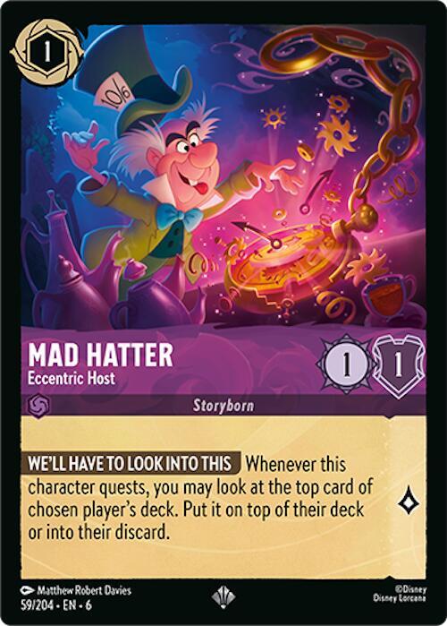 Mad Hatter Eccentric Host (Azurite Sea) - Cold Foil