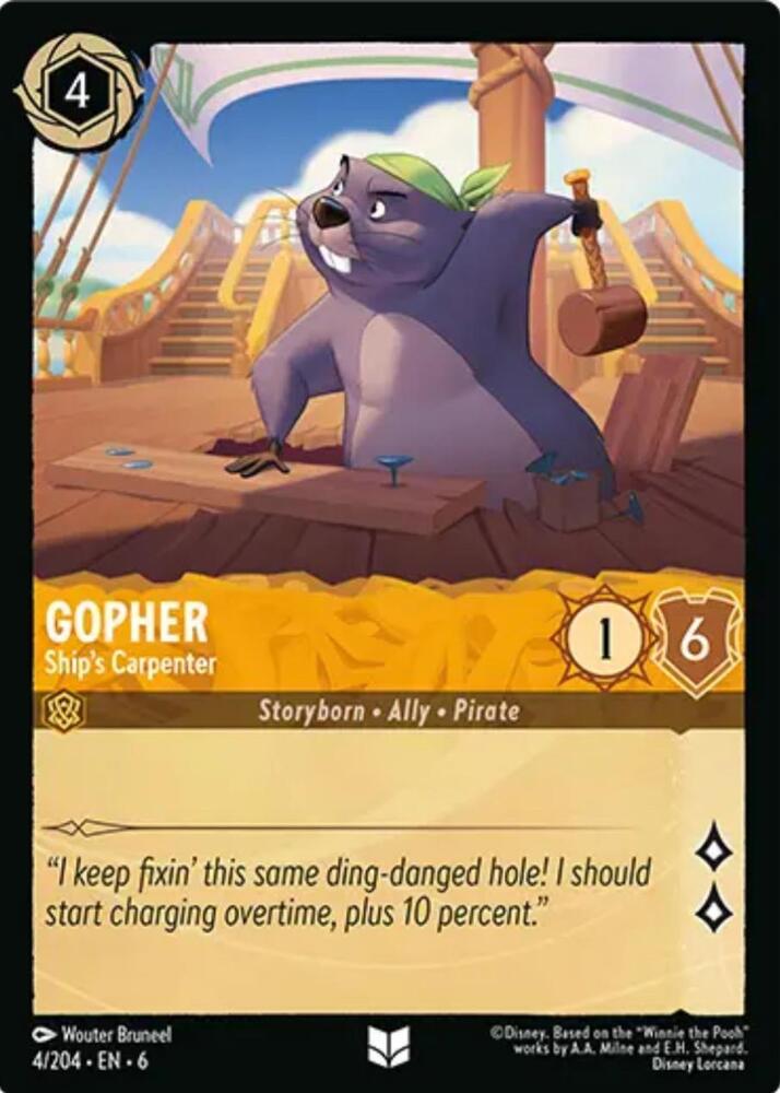 Gopher Ships Carpenter (Azurite Sea)