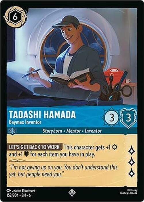 Tadashi Hamada Baymax Inventor (Azurite Sea) - Cold Foil