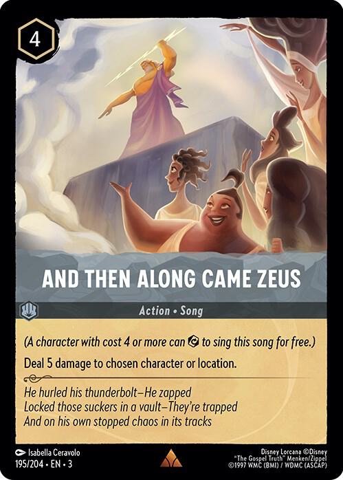 And Then Along Came Zeus (Into the Inklands) - Cold Foil