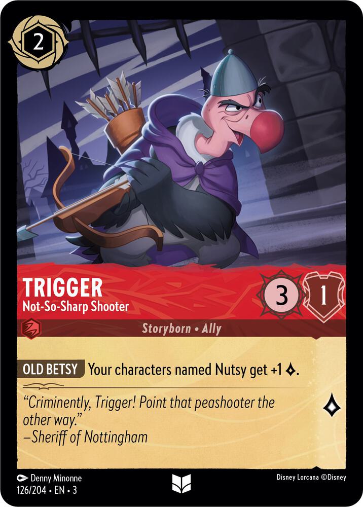 Trigger Not So Sharp Shooter (Into the Inklands) - Cold Foil
