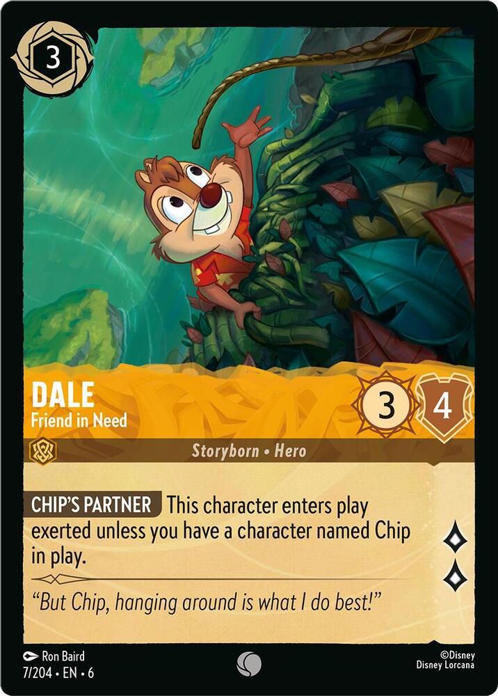 Dale Friend in Need (Azurite Sea) - Cold Foil