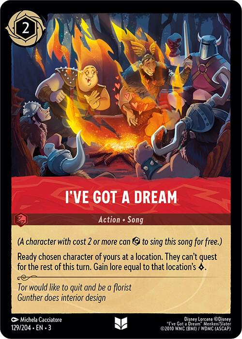 Ive Got a Dream (Into the Inklands) - Cold Foil