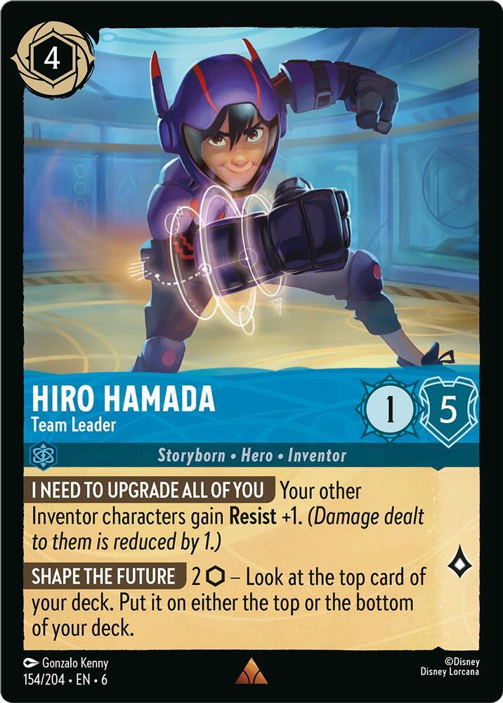 Hiro Hamada Team Leader (Azurite Sea) - Cold Foil