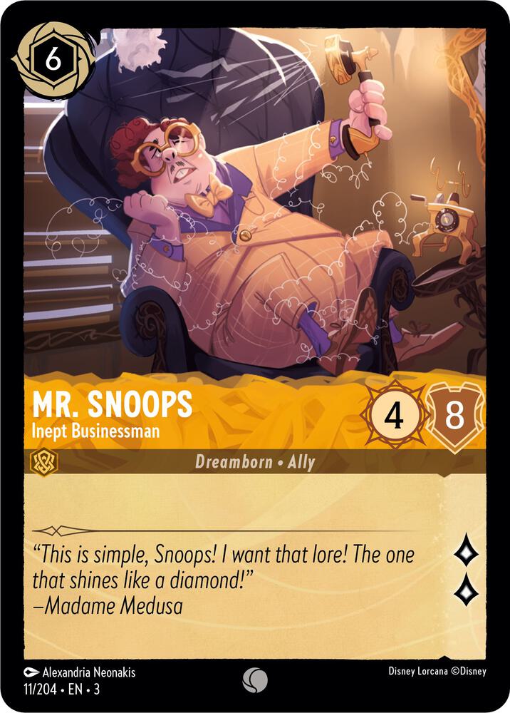 Mr Snoops Inept Businessman (Into the Inklands)
